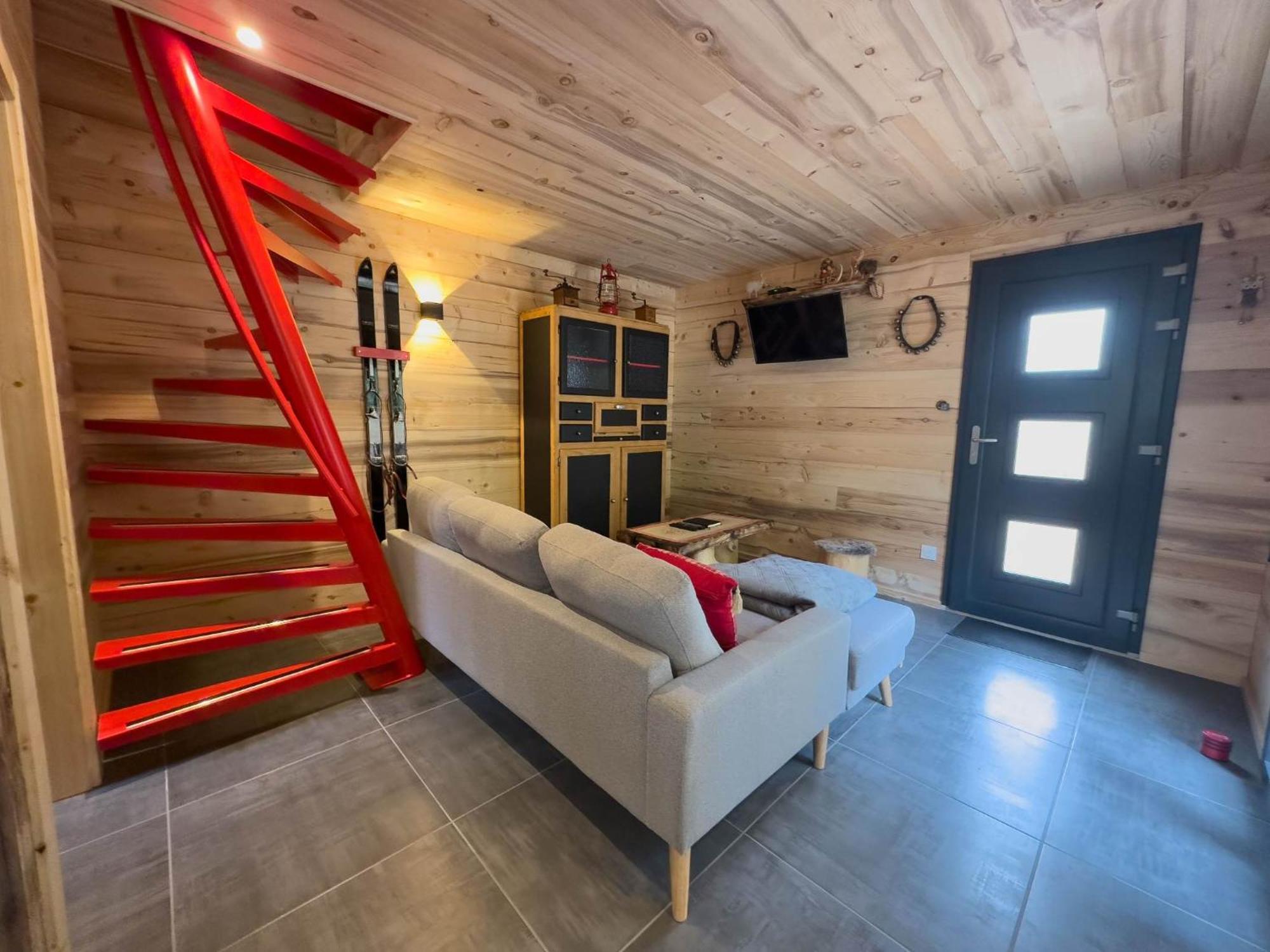 Le Refuge Perche Du Saut De La Bourrique Spa, Terrain Cloture Gérardmer Zewnętrze zdjęcie